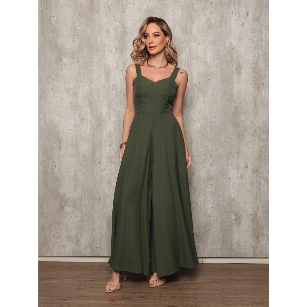 Macacão Casual confortável com bojo Elegante