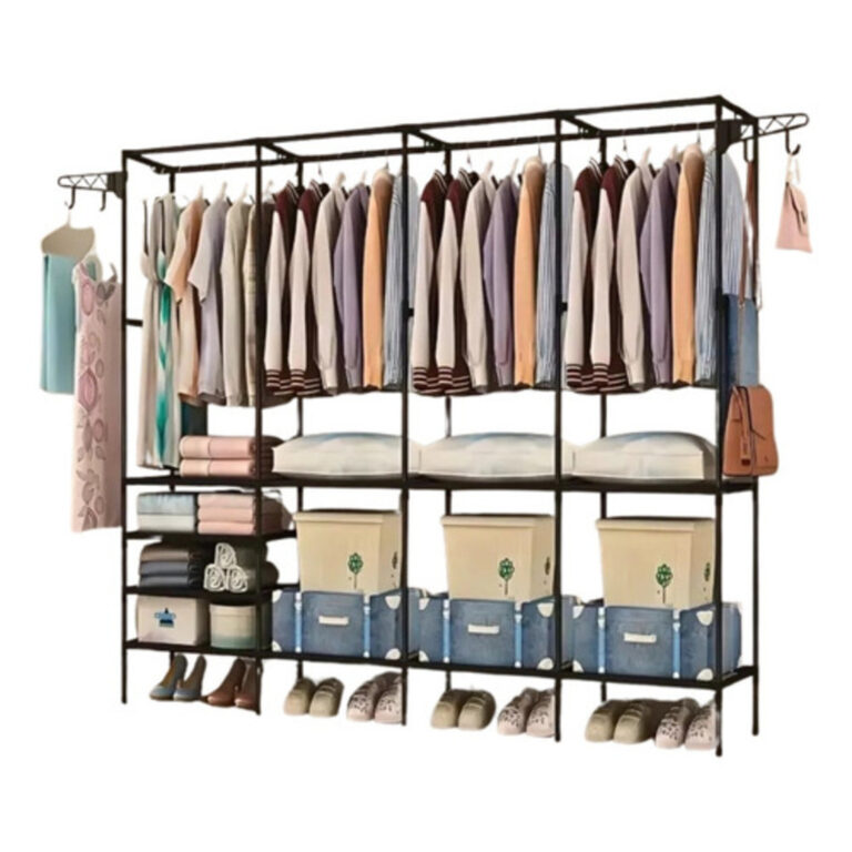 Arara Roupeiro Guarda Roupa Grande Portátil Cabid