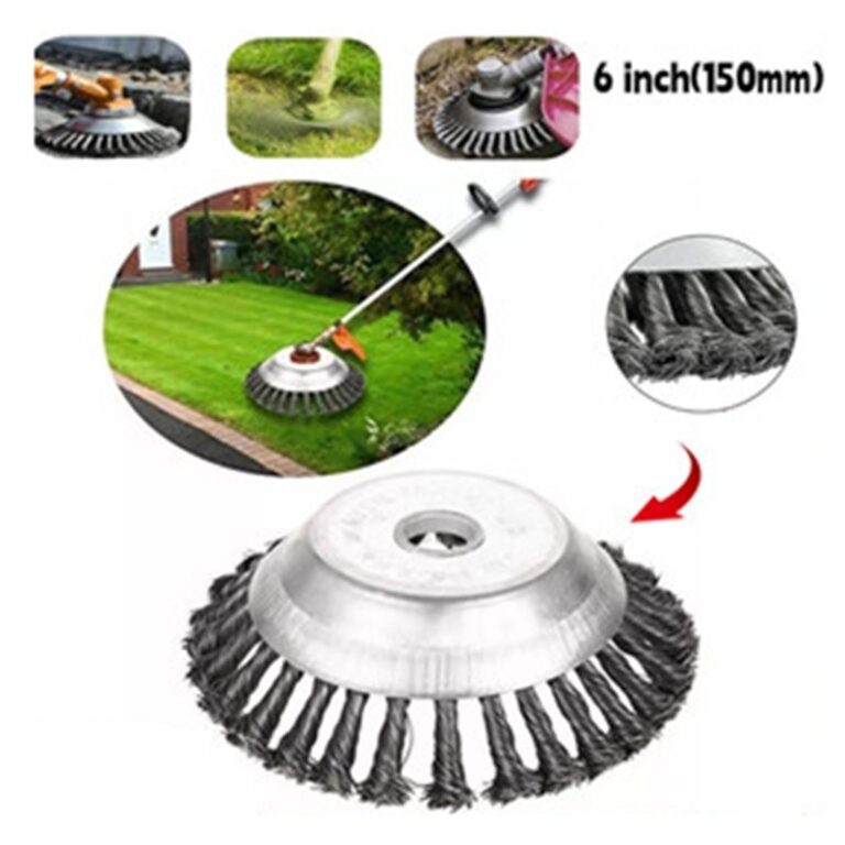 Cabeça Cortador Aparador de Grama Arame Escova Gi