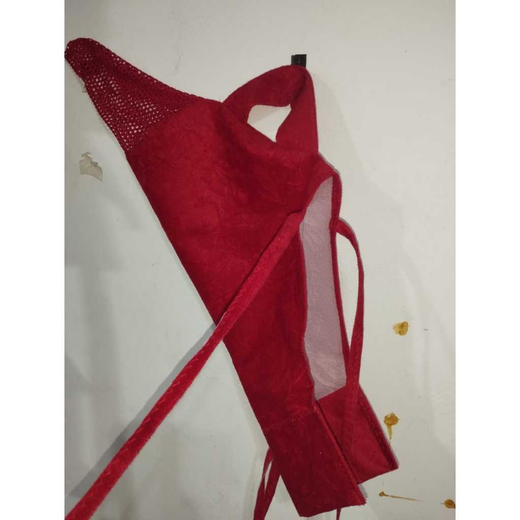 Sacola simples de tecido suede