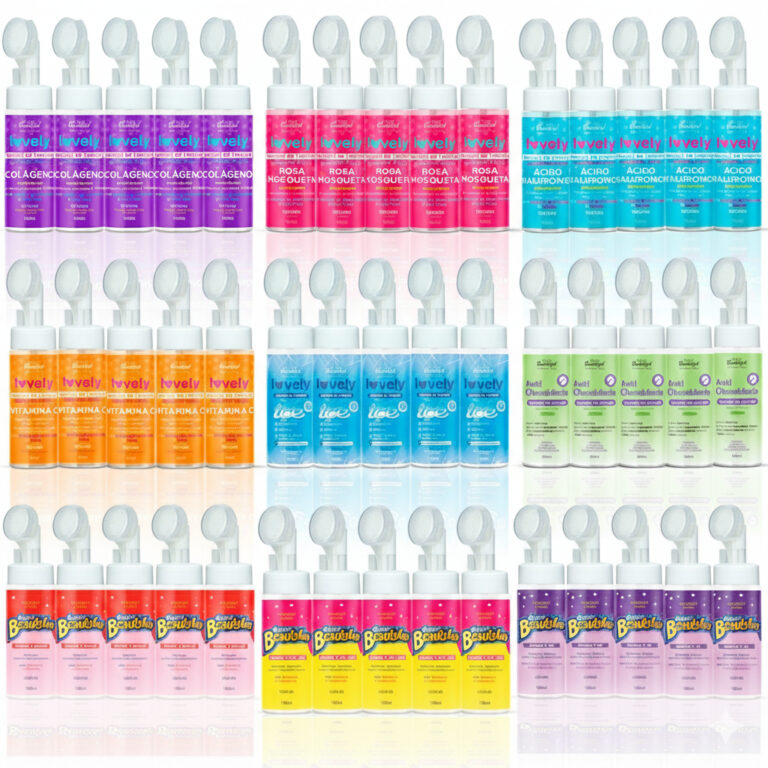 Kit 05 Unidades Mousse de Limpeza Facial Face Beau