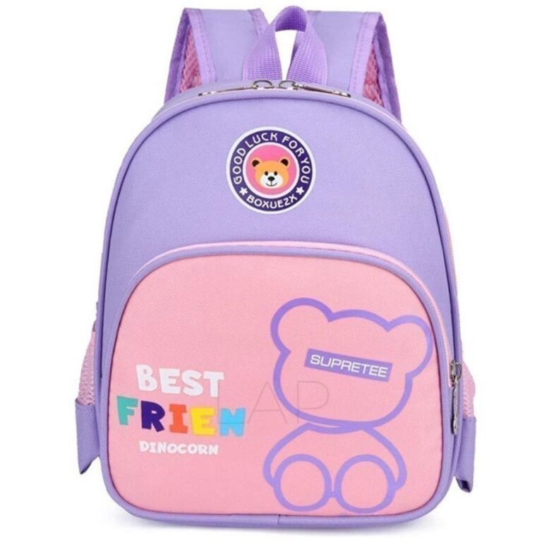 Mochila Escolar Infantil Ajustável Com Desenho de