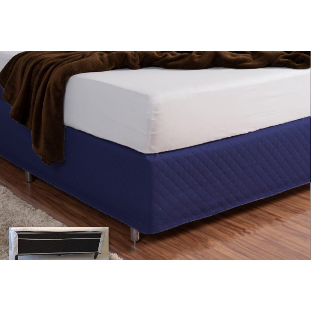 Saia Cama Box Solteiro, Casal, Queen e King Size Matelado Ultrassônico
