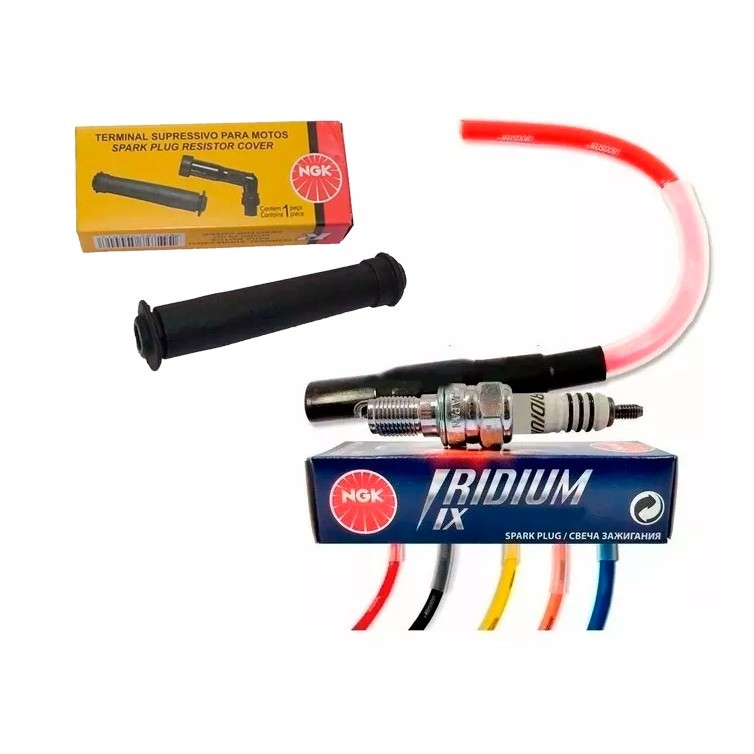 Kit Esportivo Vela Iridium + Cabo Ibooster Cg 150 