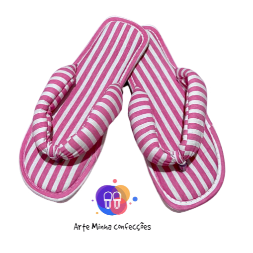 Pantufa Chinelo De Quarto de Verão Feminino, Em T