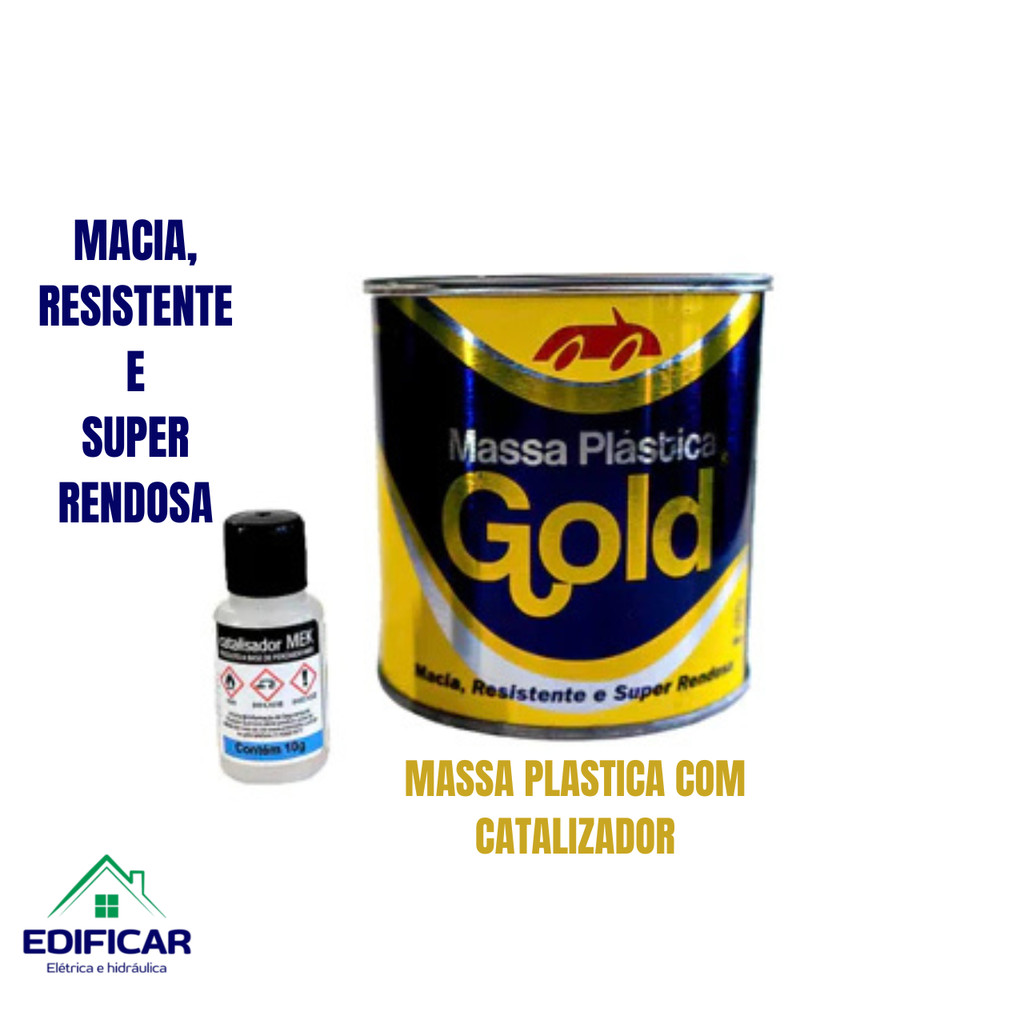 Massa Plástica Profissional  Alta Performance para Reparos em Geral