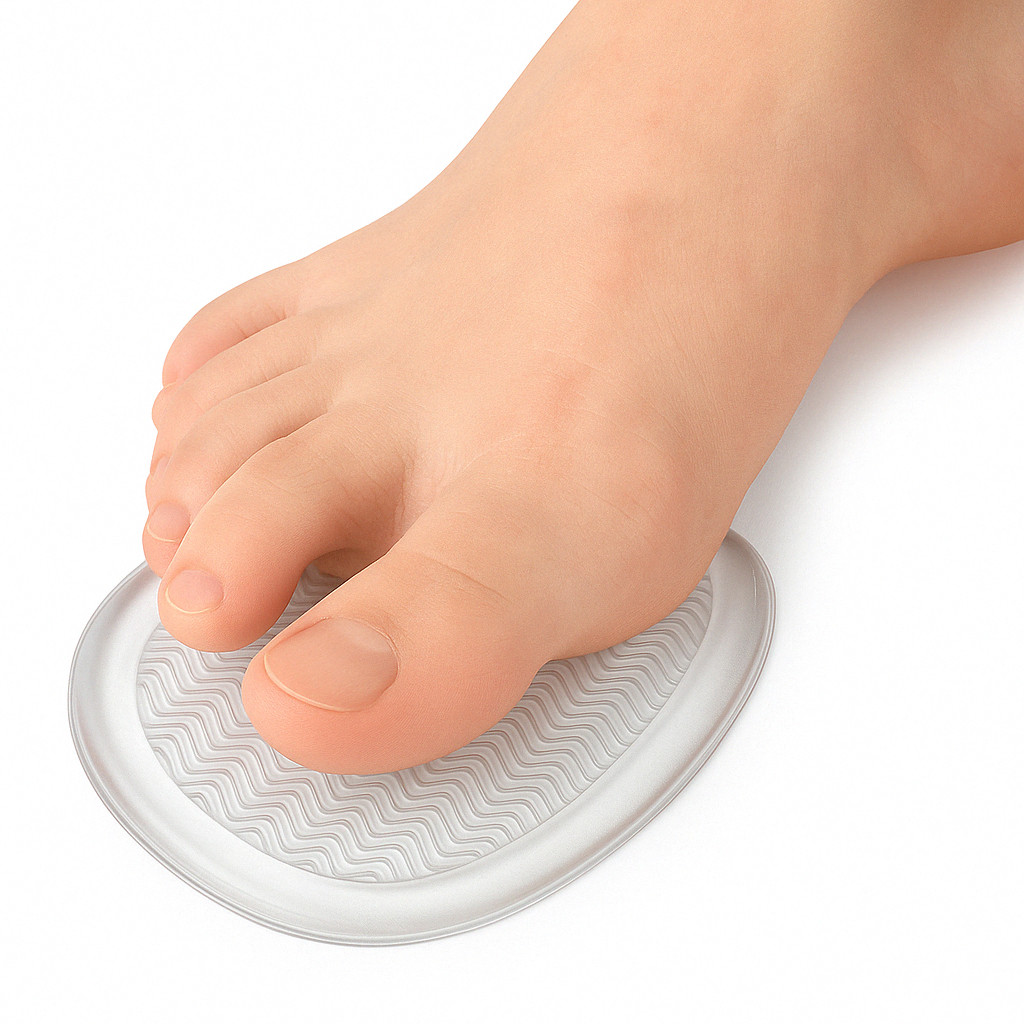 Par Palmilha Gel Silicone Adesiva Antiderrapante Salto Alto Conforto Dos Pés