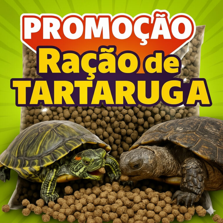 Ração Nutritiva Premium para Tartarugas, Jabutis