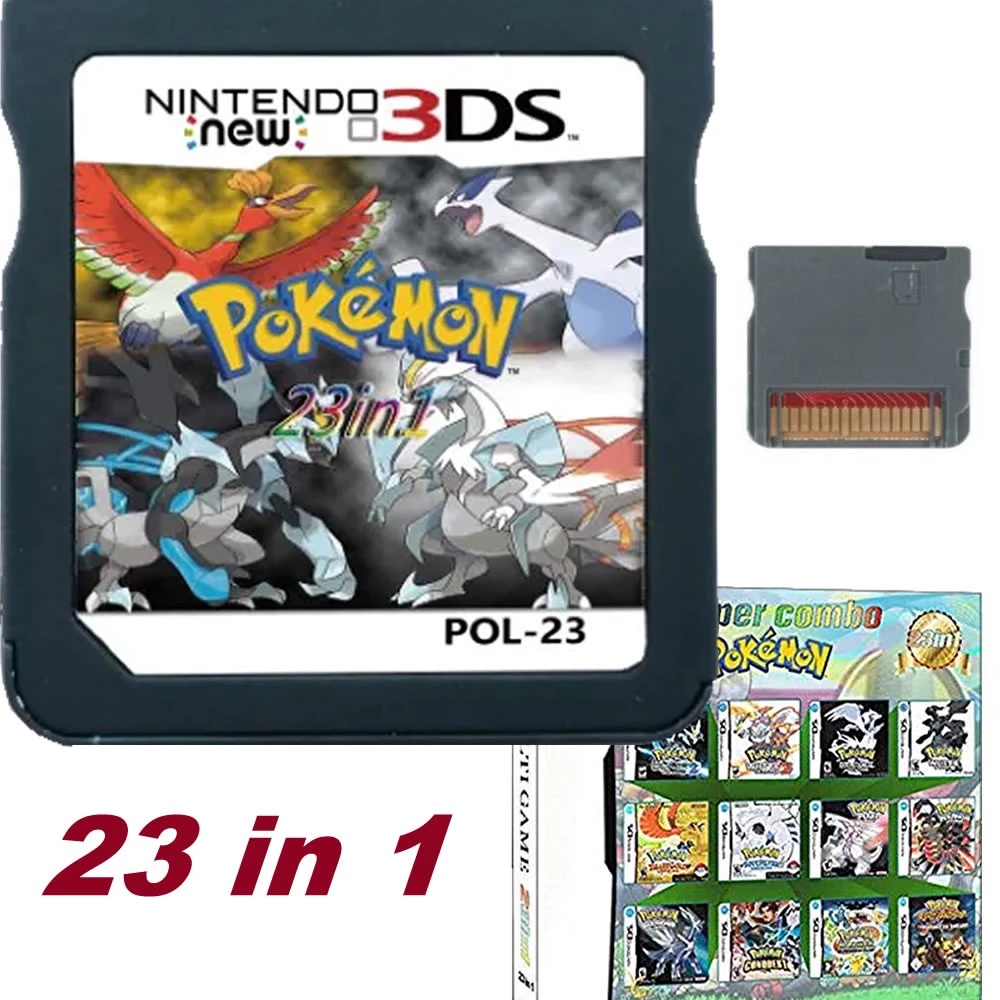 Nintendo DS 3DS 2DS NDSI NDSL NDS Lite Pokemon Consoles 23/208/468/482/486/488/500/502/520 Em 1 Cart