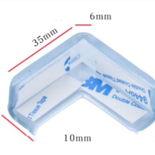 8 Protetores De Quina Silicone Mesa Segurança Par