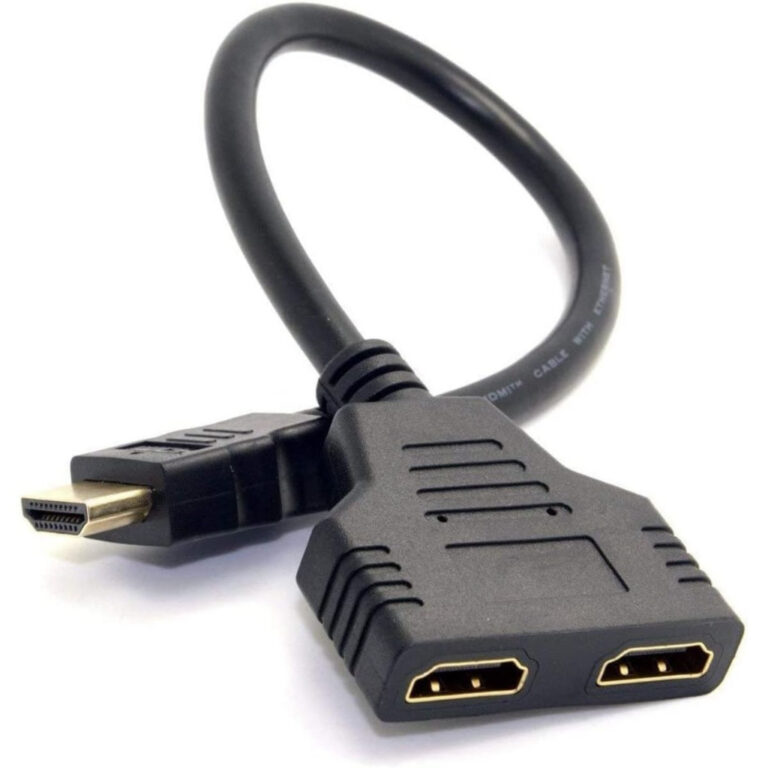 Cabo Duplicador Splitter 1×2 HDMI Y 1 Entrada