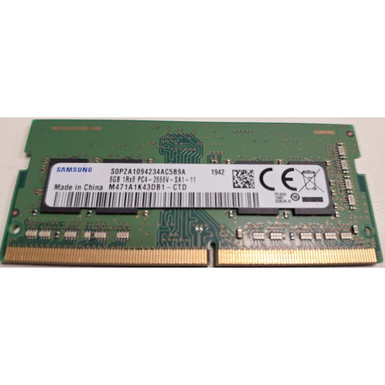 Memória Samsung 8Gb PC4 2666MHz para notebook