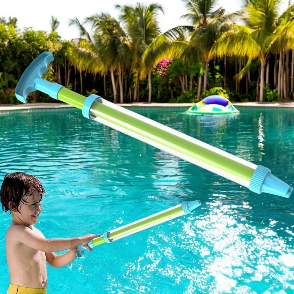 Lança Água Pistola Arminha de Agua Infantil de Tubo Praia Piscina Duplo Jato Festa Aniversário Infan