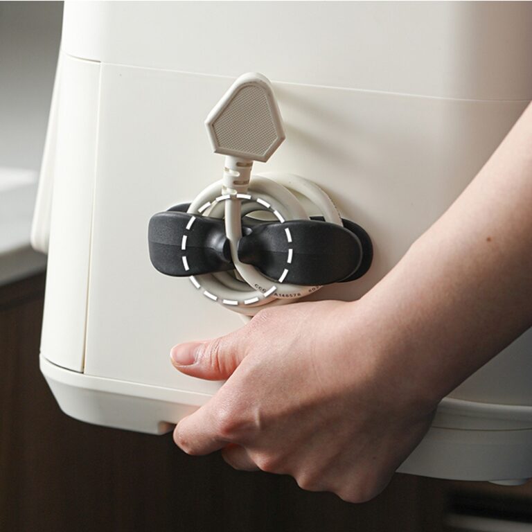 Kit 2 Pçs Suporte Para Organizar Fios De Silicone