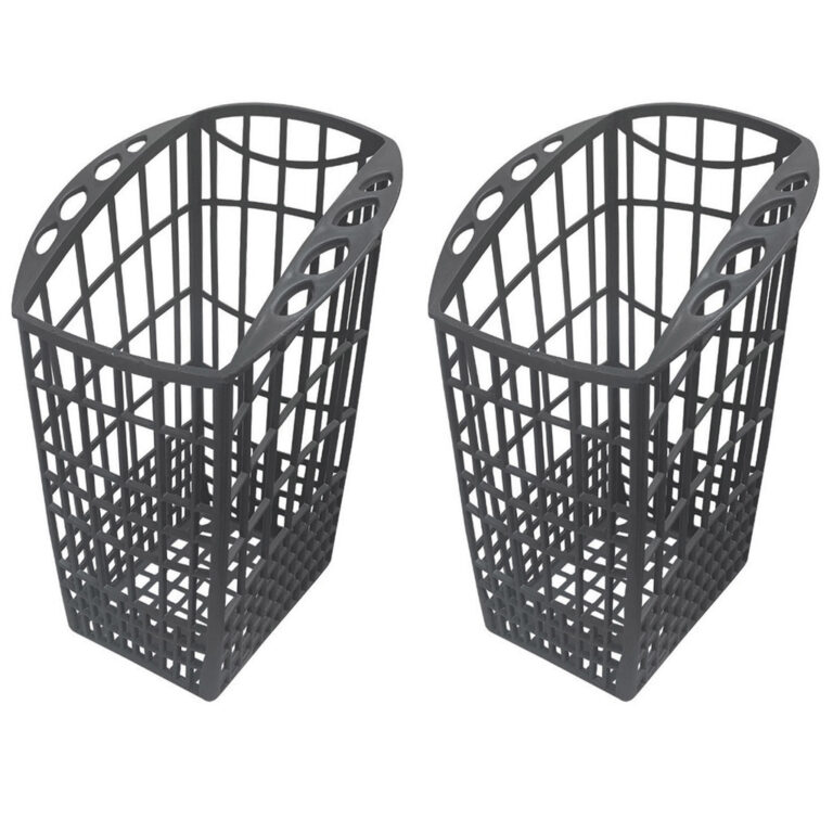 Kit 2 Cesto Plástico Porta Talheres Lava Louças 