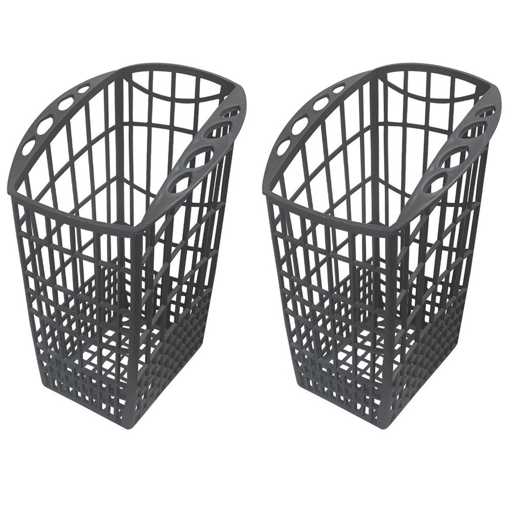 Kit 2 Cesto Plástico Porta Talheres Lava Louças Brastemp 8 Serviços W10370945
