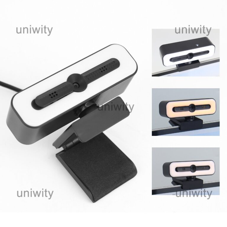 Uniwity Webcam Full HD 1080p USB com Microfone par