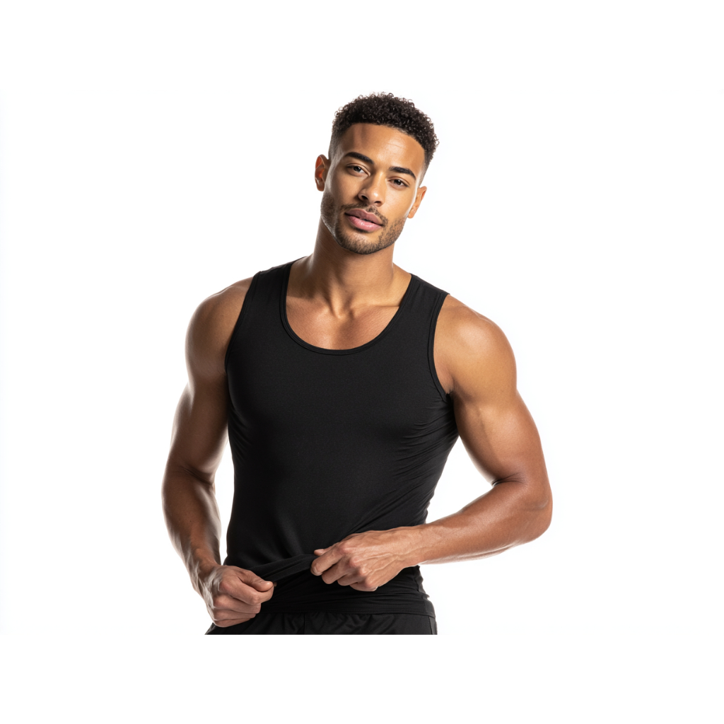 Cinta modeladora abdominal de Compressão masculina redutora de medidas