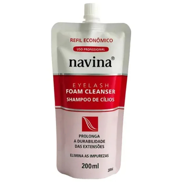 Refill Espuma de LImpeza Navina 200ml para Extens�