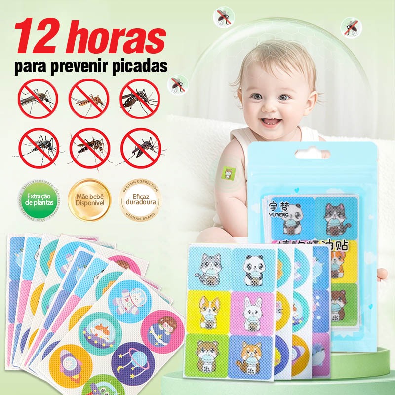 Adesivos De Infantil  Repelente Mosquitos Para Doméstico Acampamento Adultos E Crianças Insetos
