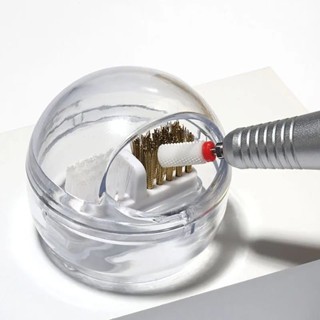 Suporte com Escova de Limpeza para Brocas  Cerdas 