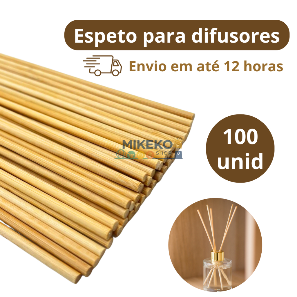 Vareta Para Difusor Com 100 Unidade 30cm – 25cm – 20cm – 17cm
