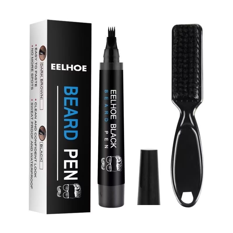 Hot kit de caneta de Prenchimento para falhas na barba e sobrancelha + delineadora fio a fio