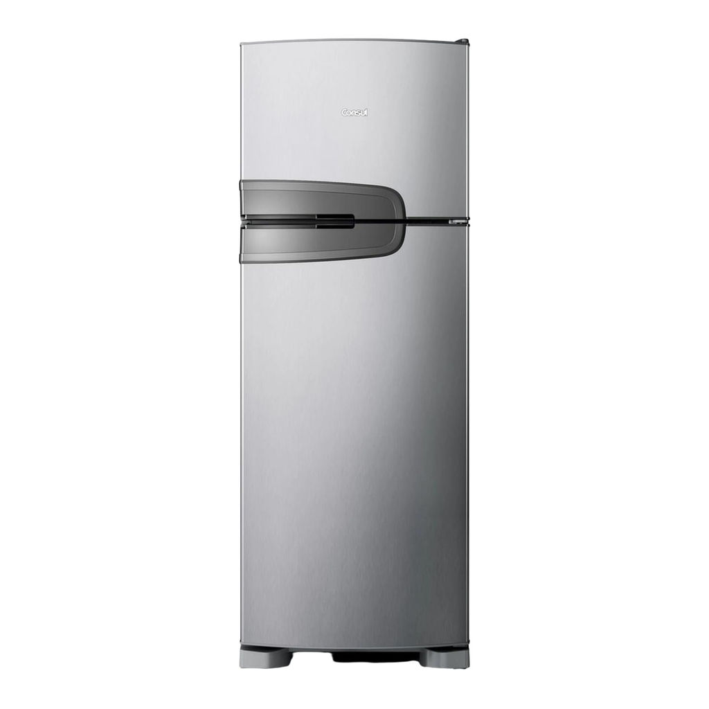 Geladeira Consul Frost Free Duplex 340 Litros com Prateleiras Altura Flex Cor Inox – CRM39AK