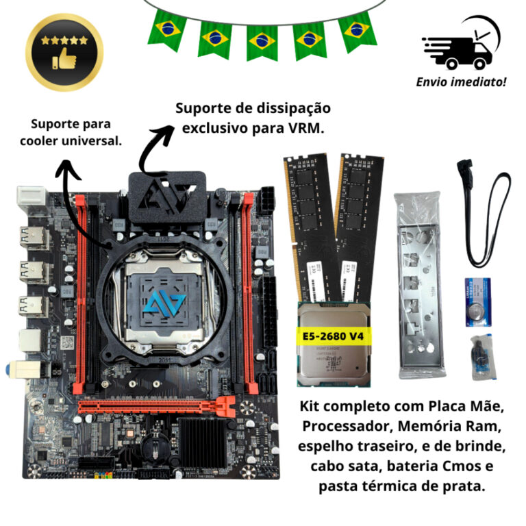 kit Gamer x99 / Xeon E5 2680 v4 / E5 2650 v4 / 16g