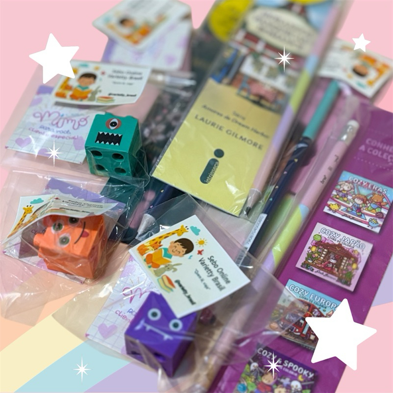 Brinde especial um produto papelaria aleatório fofura