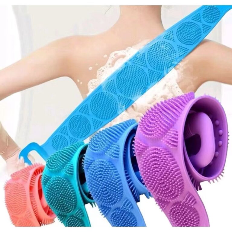 Kit 4 Esponja Silicone Massageadora Escova Banho L