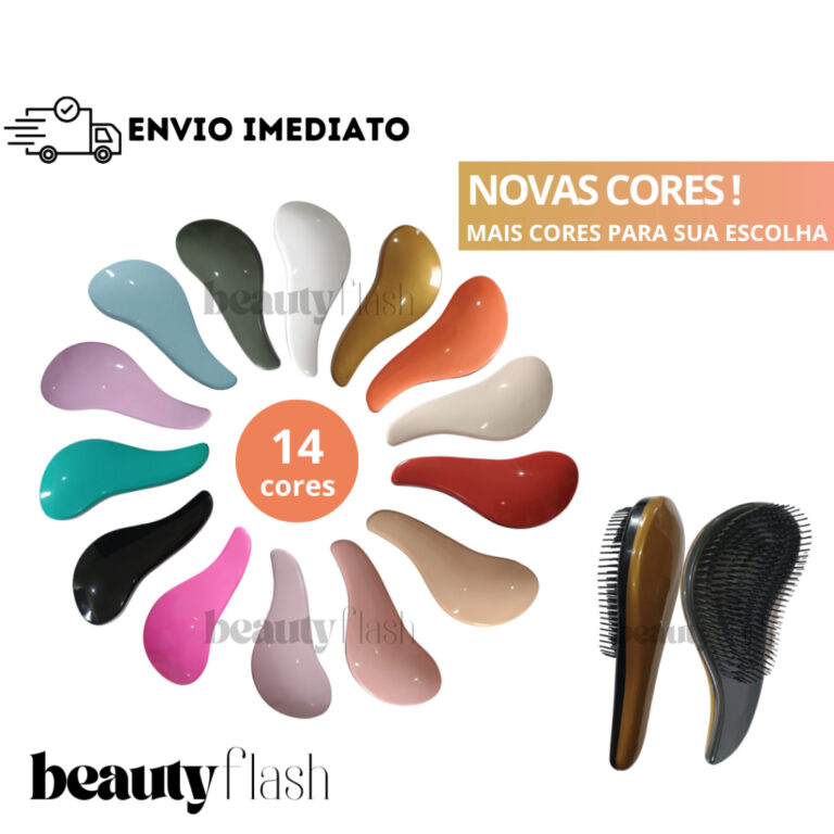 Escova Mágica Anti Frizz Beauty Flash com Cabo pa