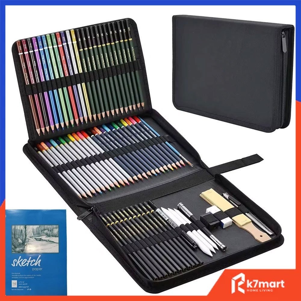 Estojo 72/24 Peças Lápis De Desenho Arte Profissional Pintura-Tablet de desenho grátis