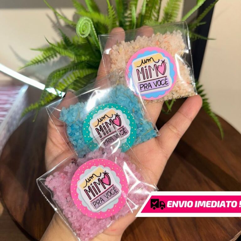 30 Escalda Pés Natural Artesanal para brindes Lav