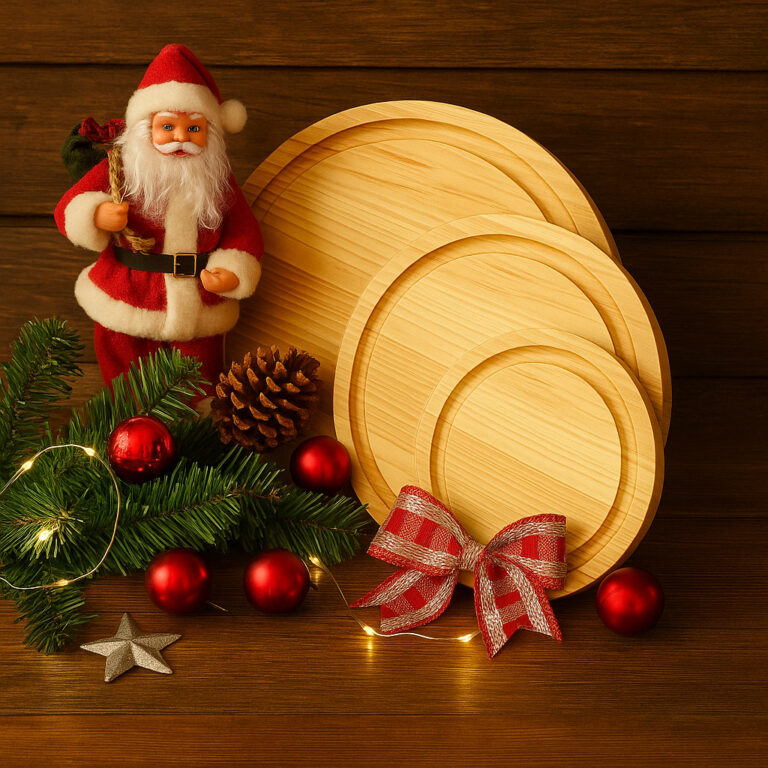 Tabua Para Frios Pizza Mesa Posta Redonda com Cana