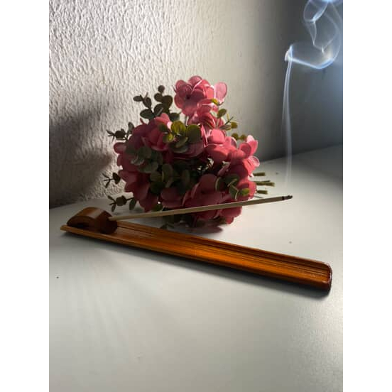 Kit Incensário de bambu / Porta incenso artesanal