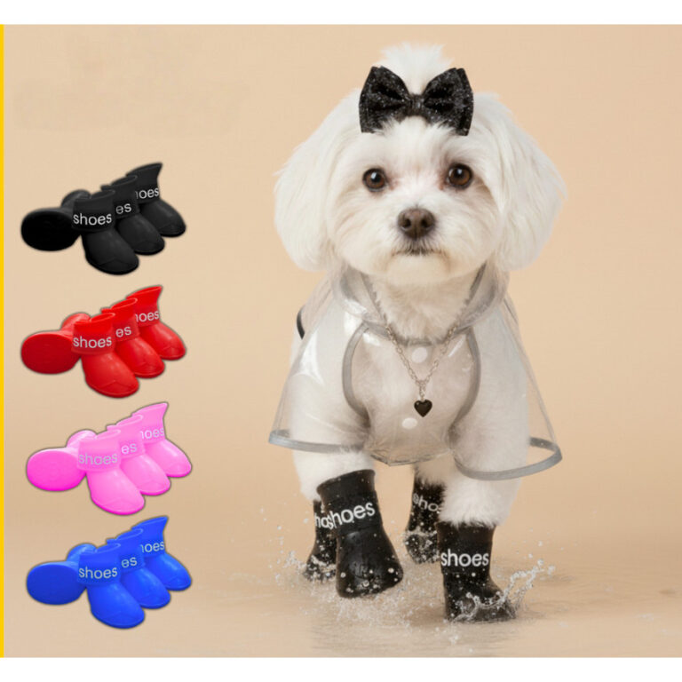 Kit 4 Botas de Silicone para Cachorro e Gato | Sap