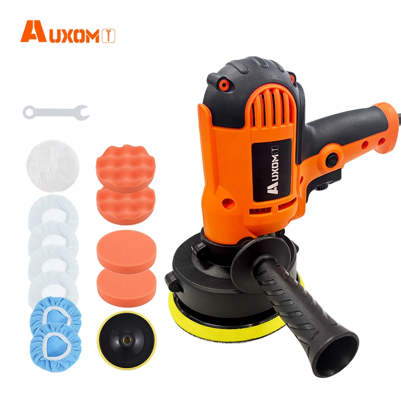 AUXOM Politriz Automotiva Profissional 125mm 750W  Lixadeira e Polidor Multifunção 110V/220V