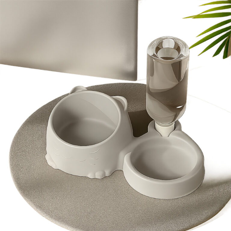 Comedouro Duplo Anti-Formiga Bebedouro Automático