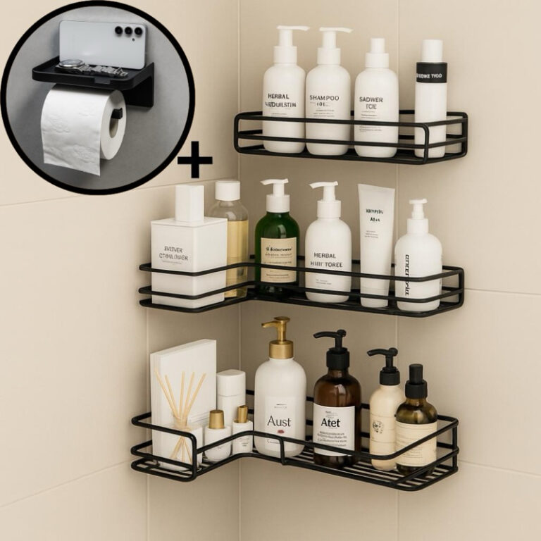 Suporte Organizador De Banheiro e Cozinha Com Port