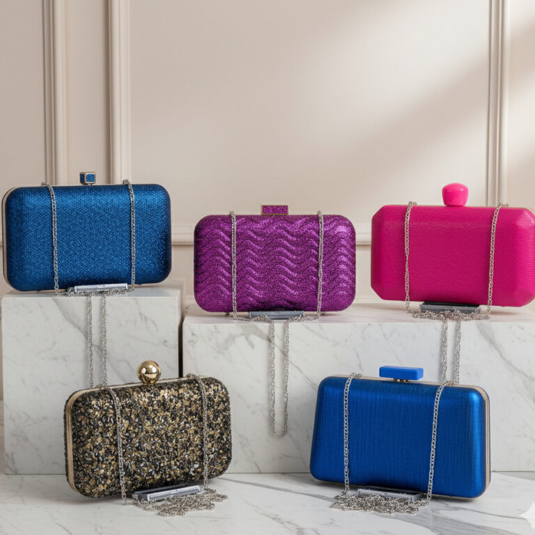 Bolsa Clutch Elegante com Alça de Corrente Remov�