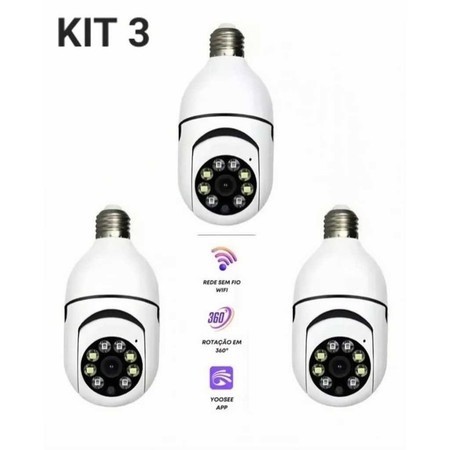 Kit de câmera de segurança sem fio à prova dág