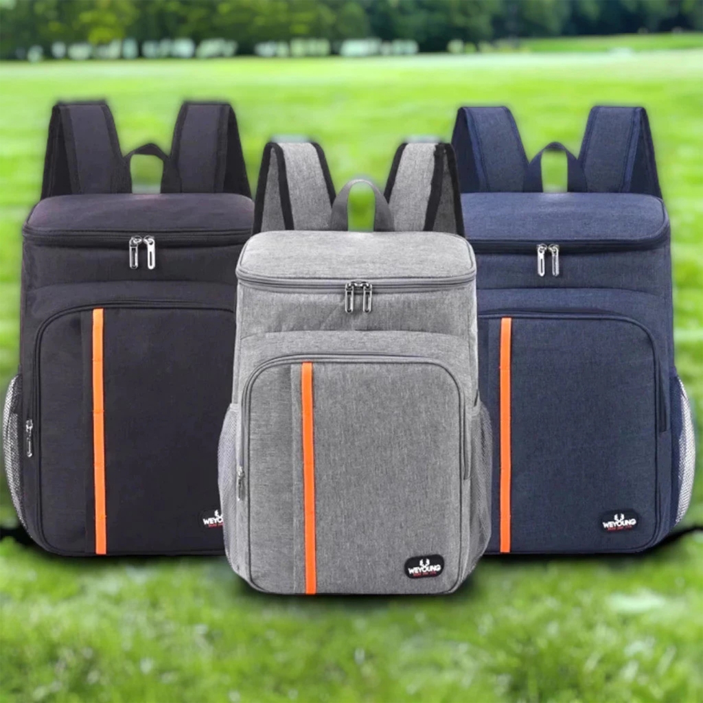 Mochila Térmica Cooler Termico Cerveja Grande 23 Litros 38 Latas Quente e Frio Impermeável Para Acam