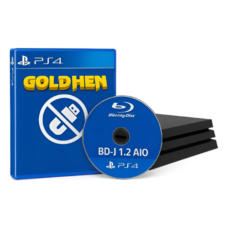 Disco BD-J para Desbloqueio PS4 – GoldHEN + 