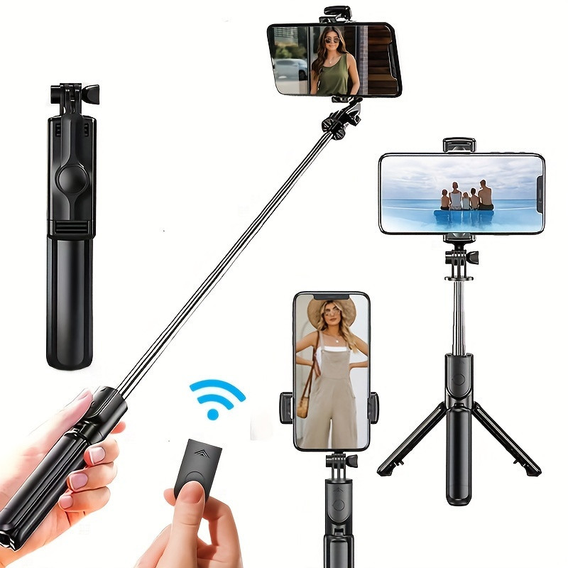 Bastão Pau de Selfie Retrátil Bluetooth suport tripe para celular com controle