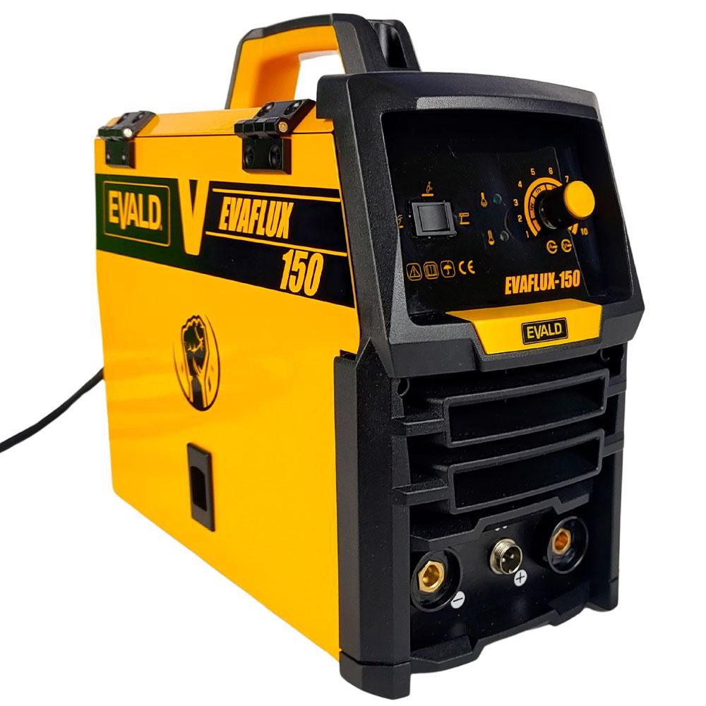 Máquina Solda Multiprocesso MIG sem Gás Sinérgica EVAFLUX-150 220V EVALD