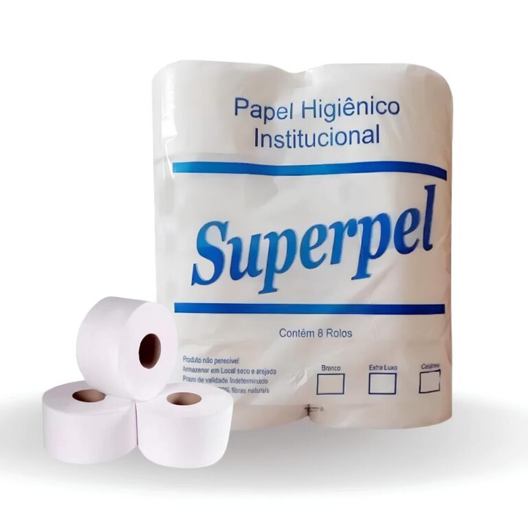Papel Higiênico Grande Rolão Institucional 8 Rol