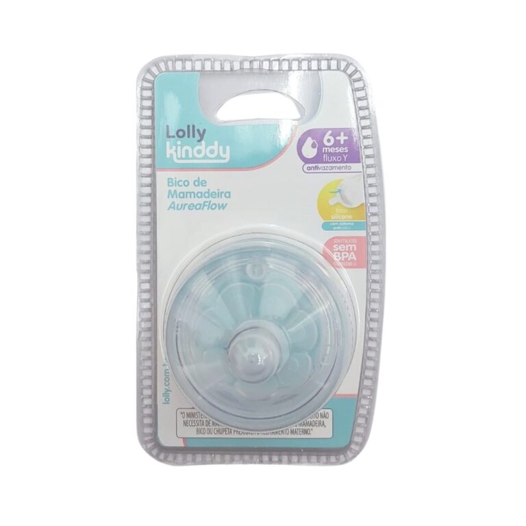 BICO DE MAMADEIRA LOLLY AUREAFLOWY +6MESES C/ 2UN 