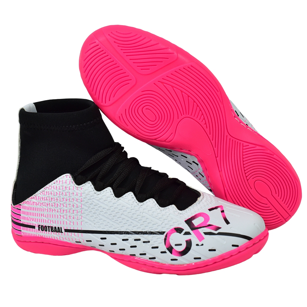 Chuteira futsal cano Longo botinha de quadra salão