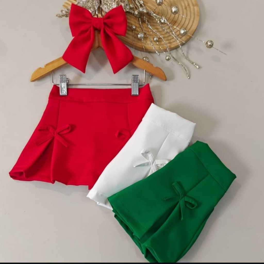 short saia Infantil